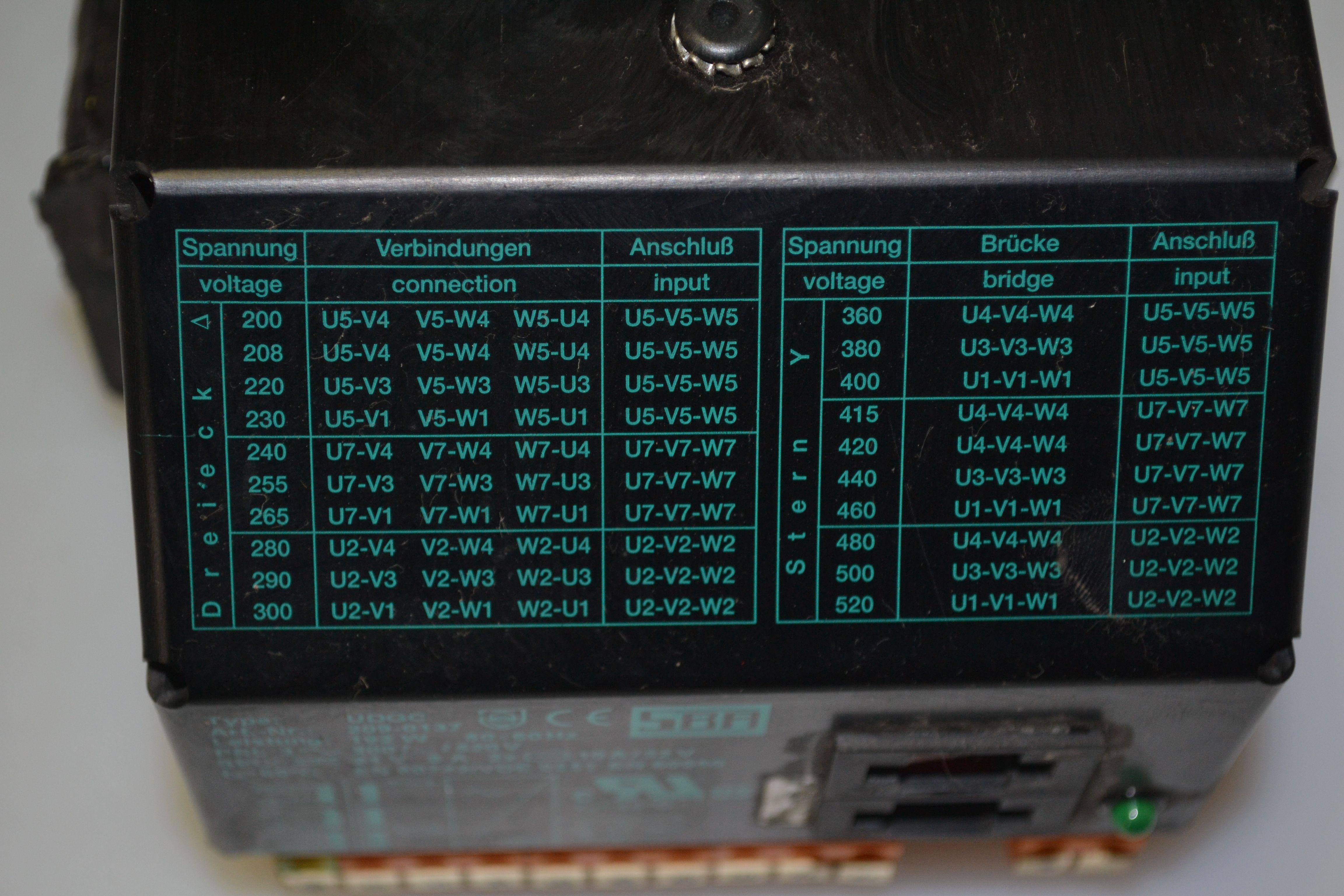 SBA UDGC 209-0137 TRANSFORMATEUR
