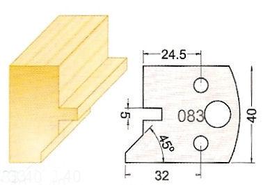 Couteaux 3308340 (2 couteaux)