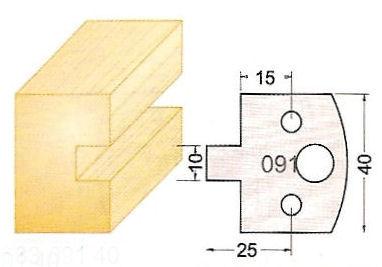 Couteaux 3309140 (2 couteaux)