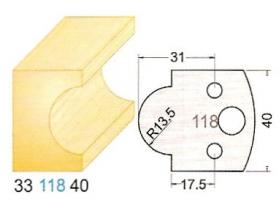 Couteaux 3311840 (2 couteaux)