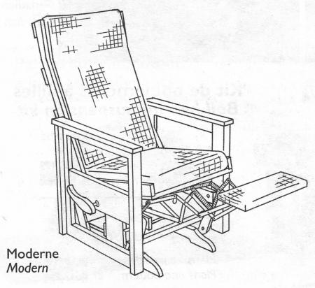 Plans et patrons de berçantes modernes