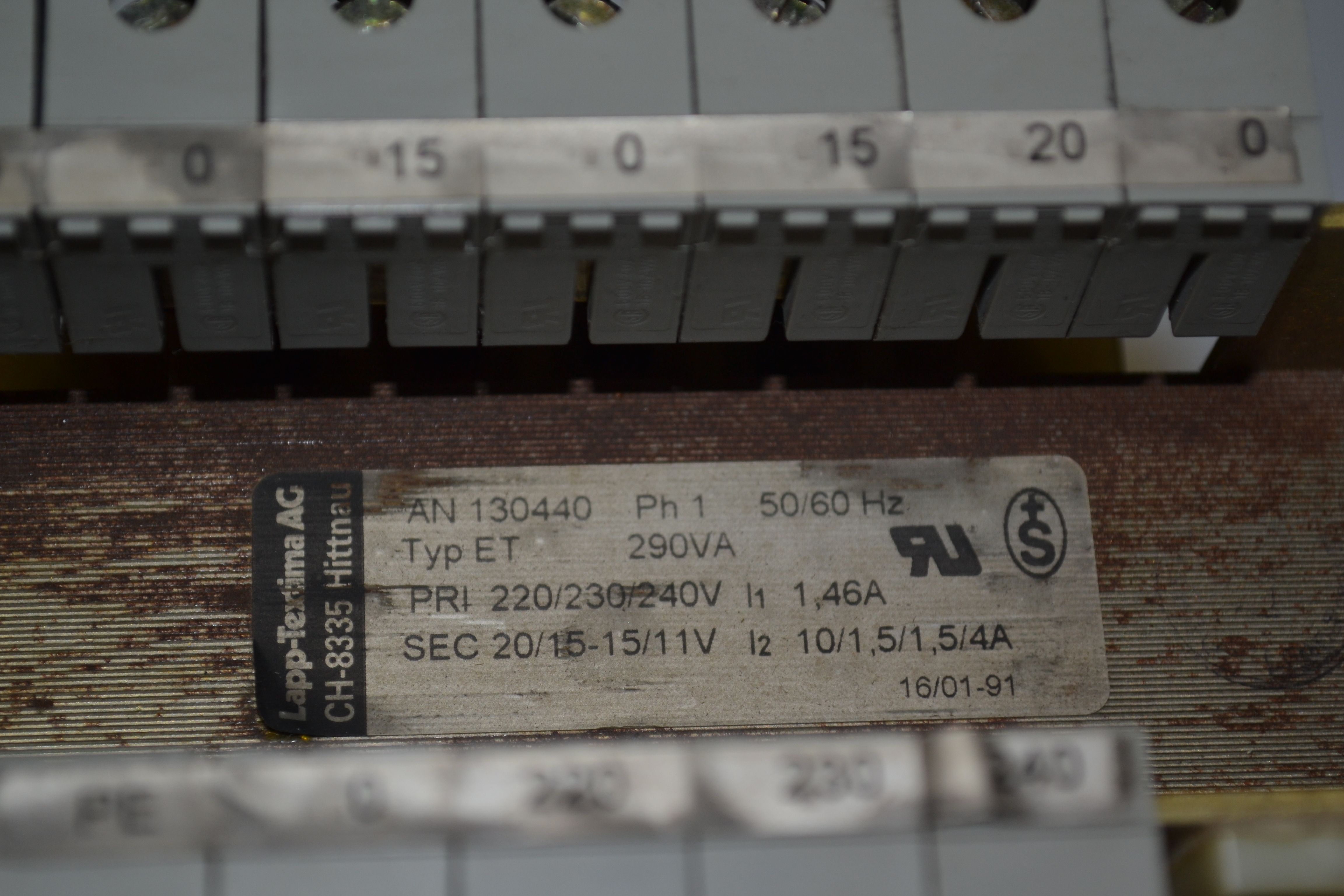 LAPPTEXTIMA CH8335 AN130440 TRANSFORMATEUR Outils Viel Inc.