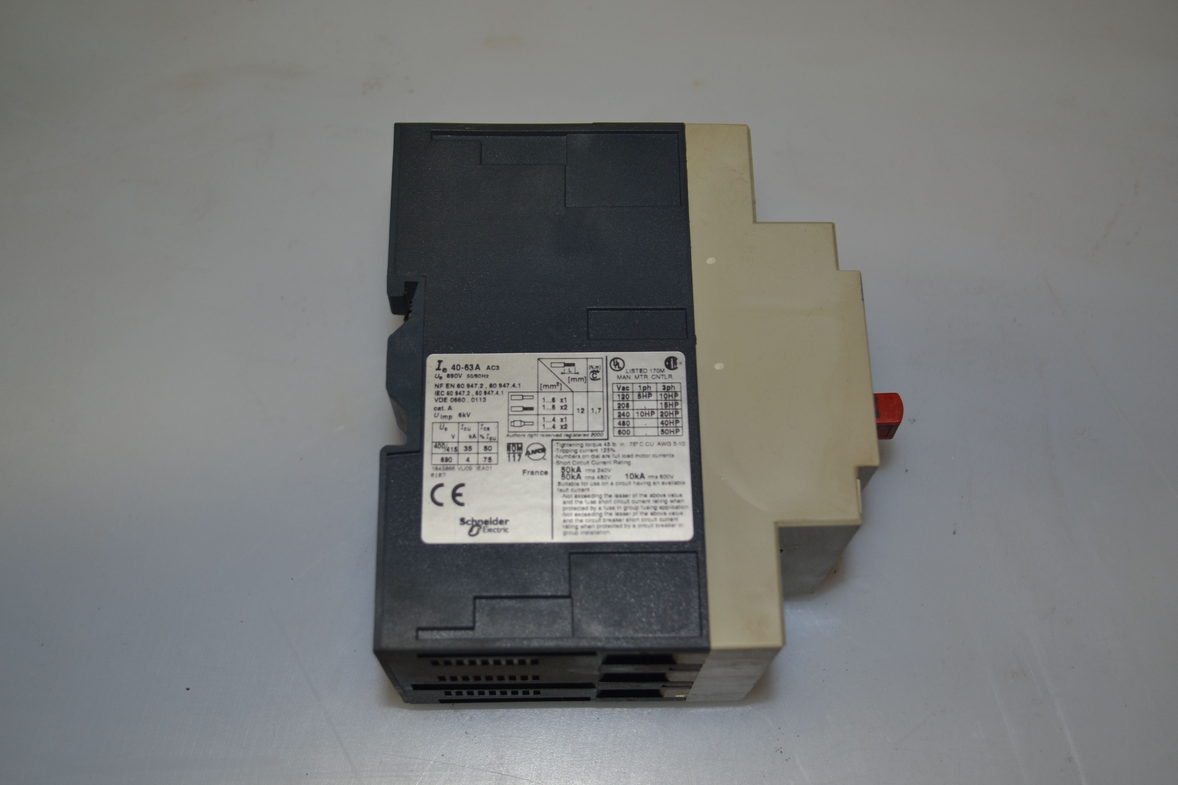 TELEMECANIQUE GV3-M63