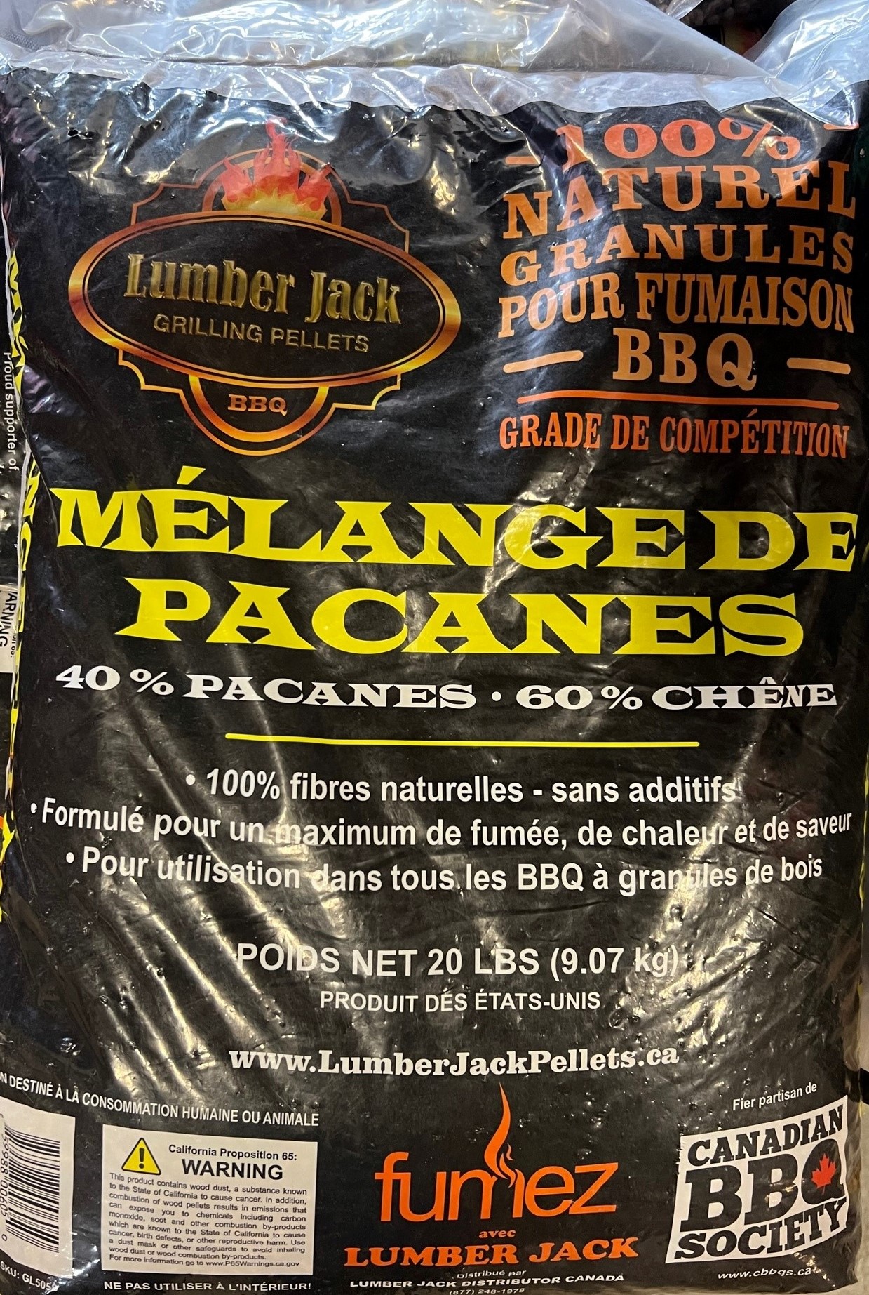 Granules Mélange Pacanes 20lbs