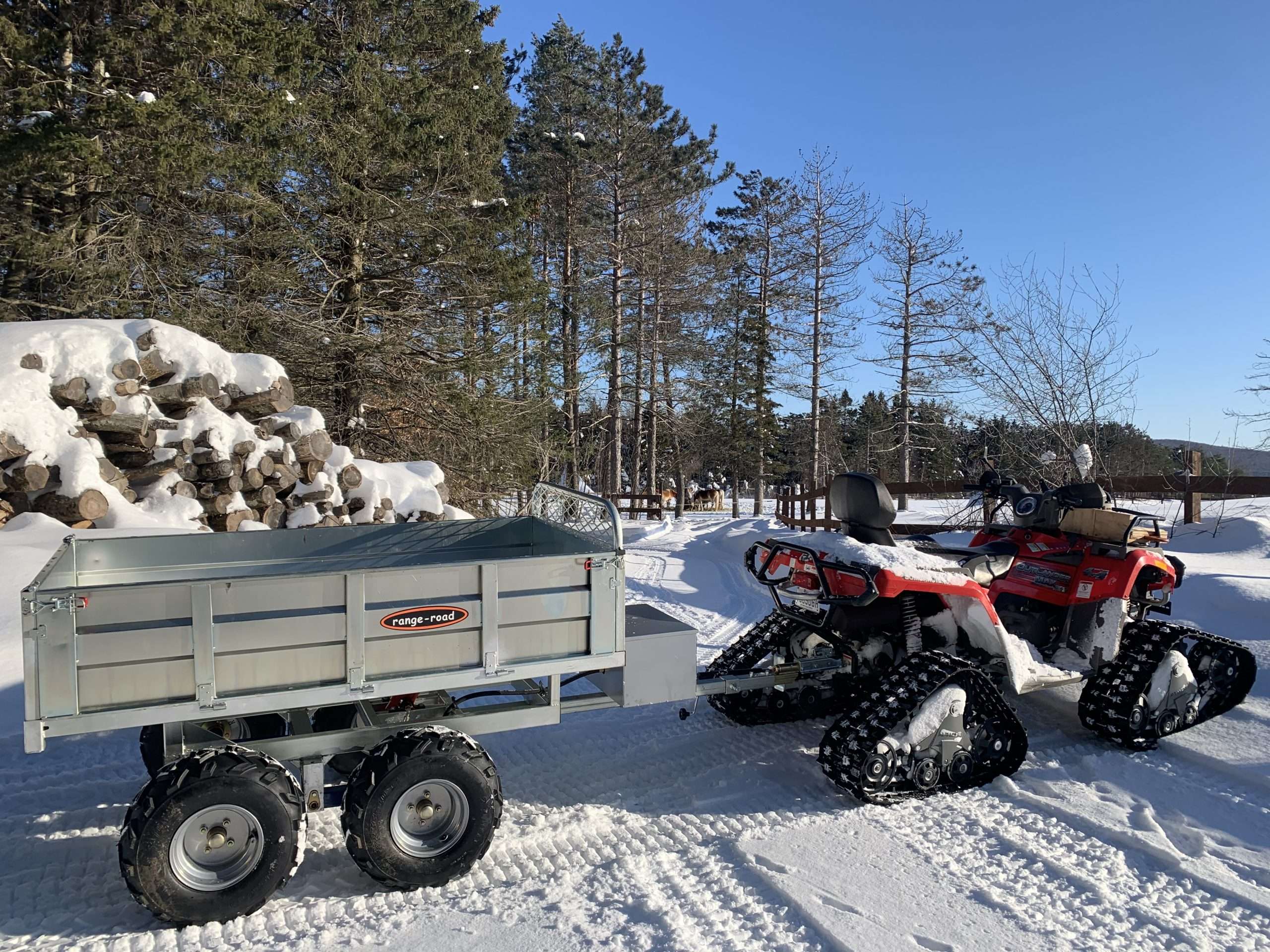 Remorque pour VTT/UTV Range Road